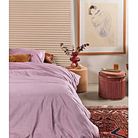 Dekbedovertrek At Home By Beddinghouse Cosy Corduroy Lila Katoen 140 X 200 / 220 Cm 1 Persoons