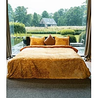 Dekbedovertrek Kayori Noyu Goud Satijn 140 X 200 / 220 Cm 1 Persoons