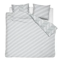 Damai Dekbedovertrek Atomy Satijn 260x200/220 Cm Glacier Grijs 3 Damai Dekbedovertrek Atomy Satijn 260x200/220 Cm Glacier Grijs - Afbeelding 3