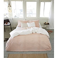 Walra Dekbedovertrek Remade Blurred Feelings 200x220 Terra Bruin