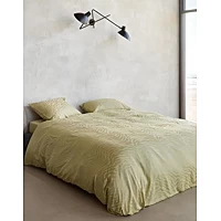 Dekbedovertrek Essenza Belen Fern Yellow Bamboe 240 X 200 / 220 Cm Lits Jumeaux