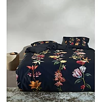 Essenza Feda Dekbedovertrek Van Katoensatijn 200TC Inclusief Kussenlopen Zwart 597509010086142 Satijn