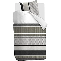 Beddinghouse Dekbedovertrek Benthe Grey 200 X 200/220 4 Beddinghouse Dekbedovertrek Benthe Grey 200 X 200/220 - Afbeelding 4