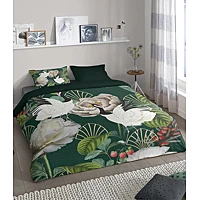 "Good Morning Dekbedovertrek LUUK 240x200/220 Cm Groen"