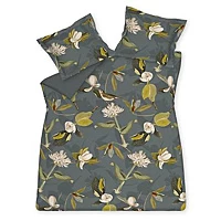 Vandyck Katoensatijnen Dekbedovertrek 2 Persoons 100% Katoen Blauw 8718471454889