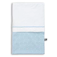 Baby's Only Dekbedovertrek Cable Baby Blauw 100x135 Cm