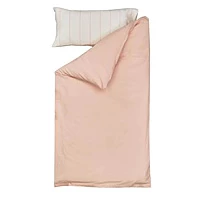 Kave Home Set Gaitana Roze Dekbedovertrek, Hoeslaken, Kussenhoes