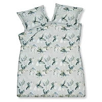 Vandyck Dekbedovertrek FLOWER PARTY Pearl Blue 200x220 Cm Blauw