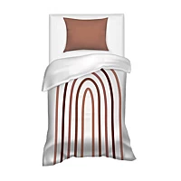 Dekbedovertrek Regenboog Maat 1 Persoons (140x220 + Kussensloop) Dekbedovertrekken