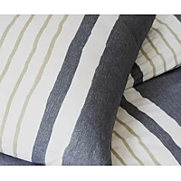 Walra Dekbedovertrek Remade Painted Stripes Jeans Blauw Streep Katoen 200x220 2 Persoons 3 Walra Dekbedovertrek Remade Painted Stripes Jeans Blauw Streep Katoen 200x220 2 Persoons - Afbeelding 3