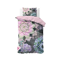 Y NOT Dekbedovertrek Met Slopen Ayse Multi (Lits Jumeaux 240x200/220)