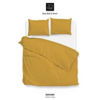 Zo!Home Satinado Dekbedovertrek 140 X 220 Cm Geel
