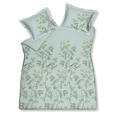 Vandyck Springbird Dekbedovertrek 240 X 220 Cm Blauw 1 Vandyck Springbird Dekbedovertrek 240 X 220 Cm Blauw