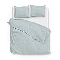 Zo!Home Lino Lits Jumeaux Dekbedovertrek 240 X 220 Cm Groen